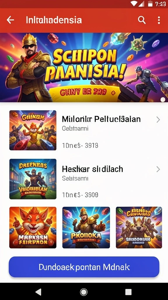 Tampilan antarmuka pengguna yang modern dan menarik.