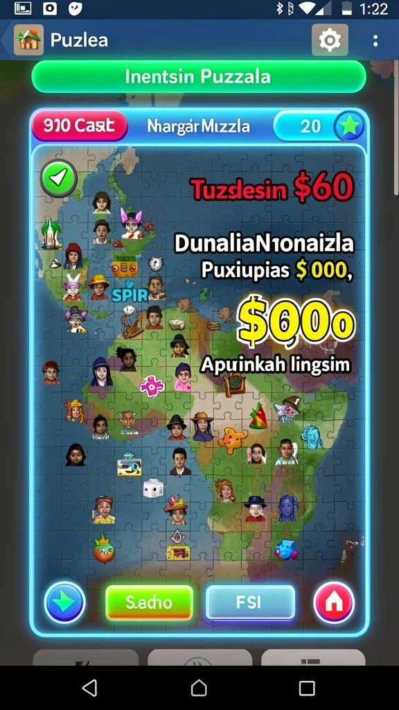 Screenshot menampilkan antarmuka utama permainan 66MENANG.