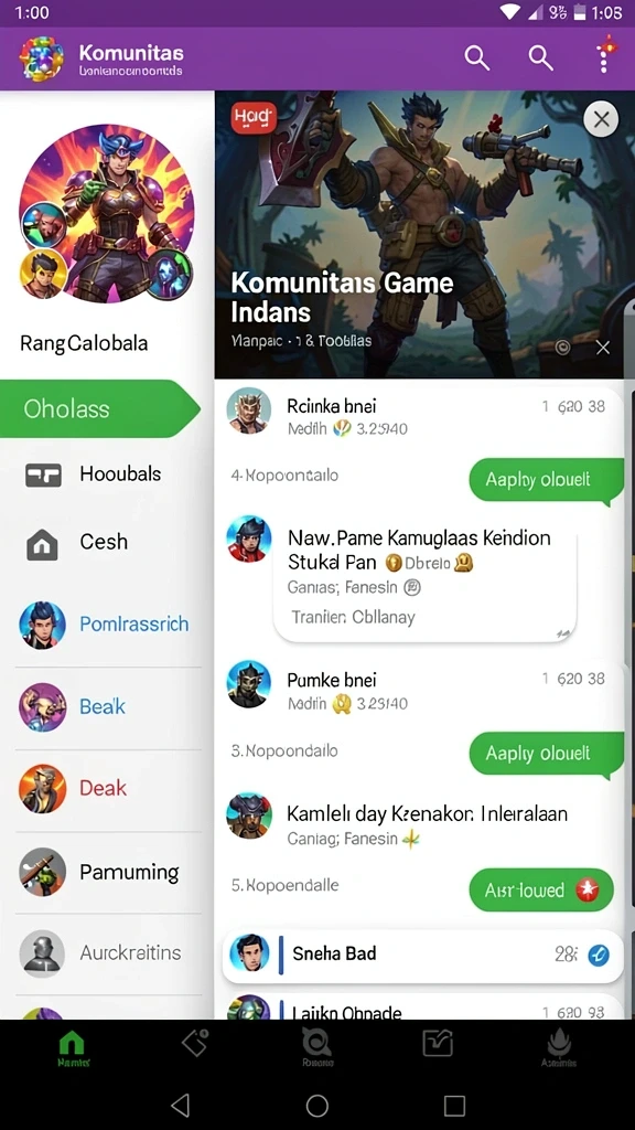 Mode permainan multiplay yang seru dan kompetitif.