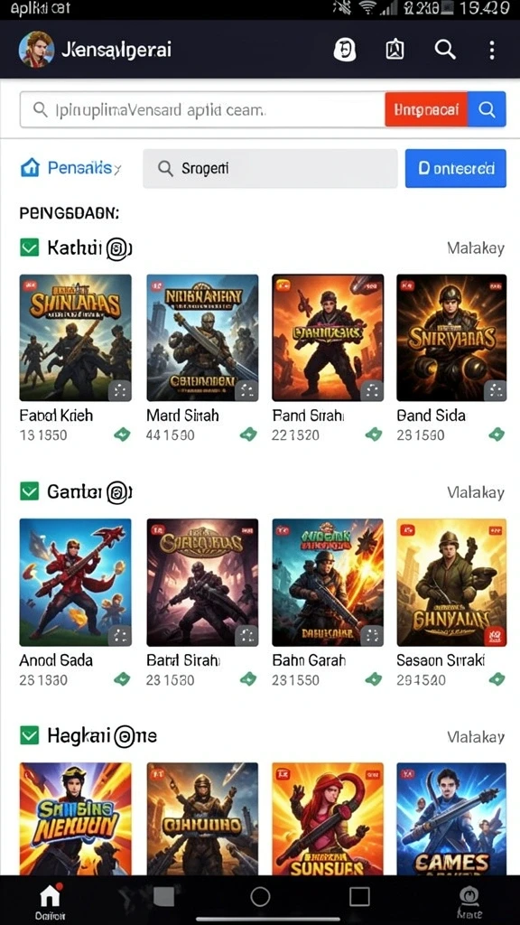 Tampilan antarmuka yang menarik dan intuitif.