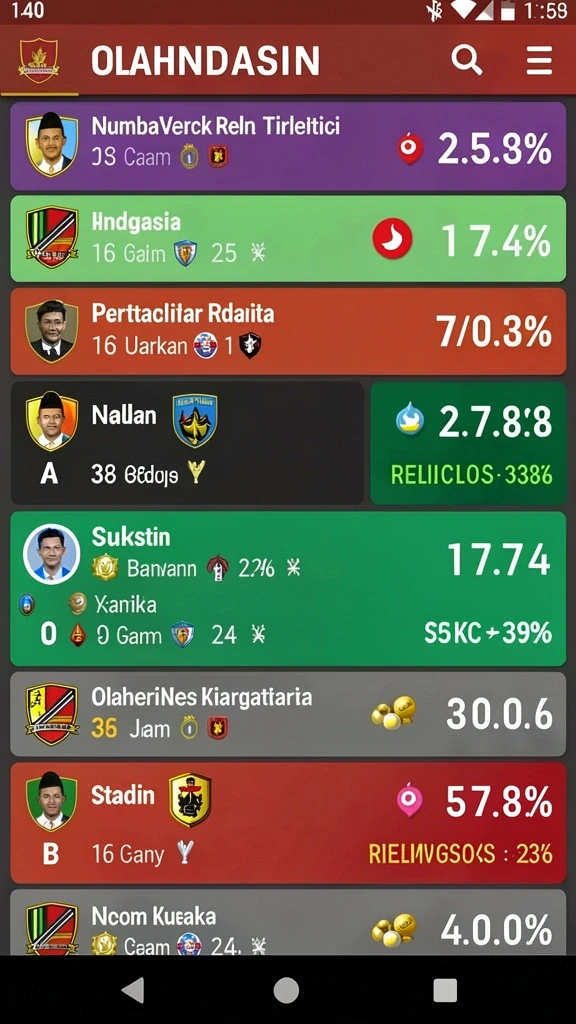 Tampilan antarmuka pengguna yang menarik dan interaktif.