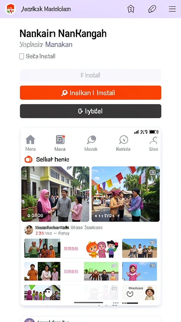 Tampilan antarmuka yang menarik dan user-friendly.