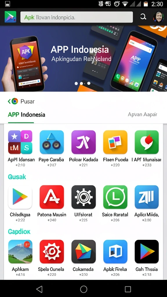 Tangkapan layar menunjukkan antarmuka grafis yang menarik.