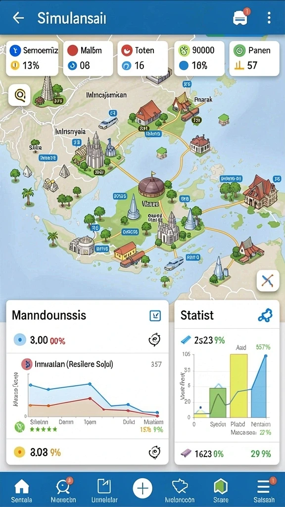 Tampilan antarmuka yang menarik dan user-friendly.
