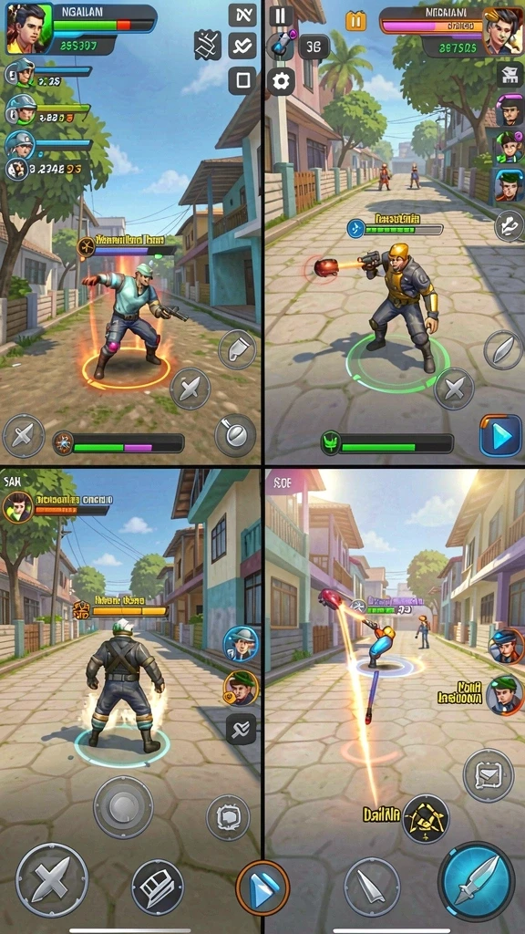Mode multiplayer yang memungkinkan bermain bersama teman.