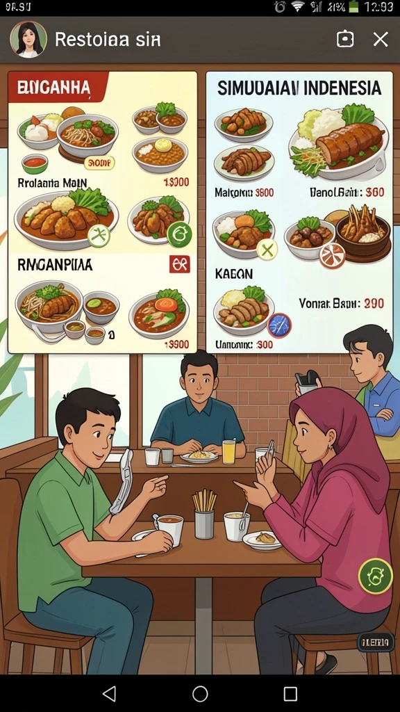 Screenshot karakter dengan desain yang unik dan menarik.