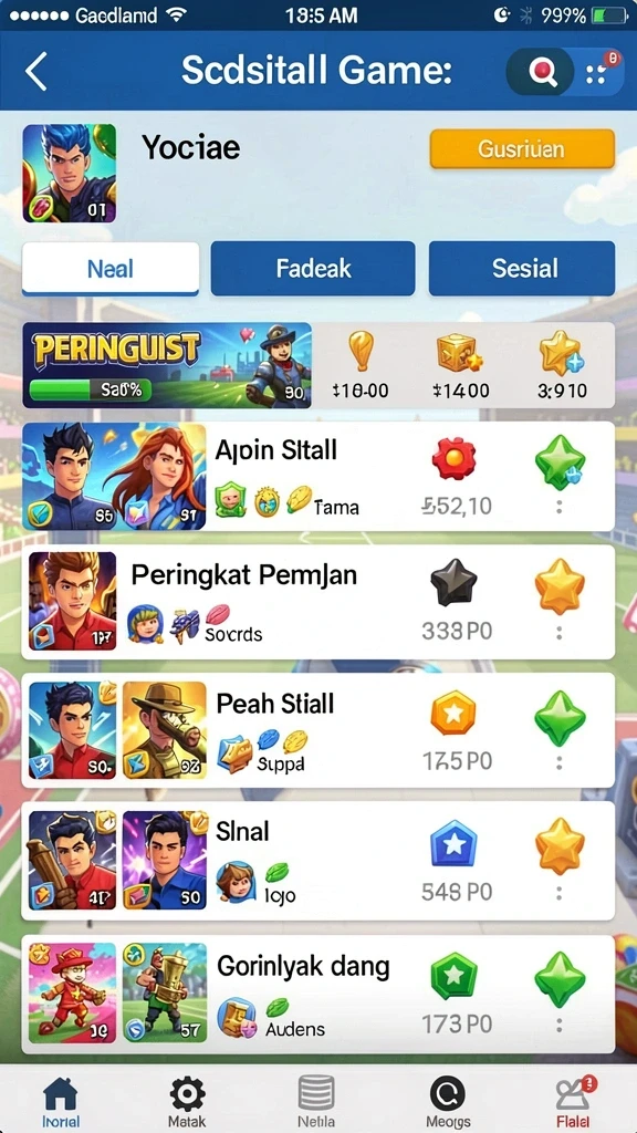 Banyak pilihan permainan menarik untuk semua kalangan.