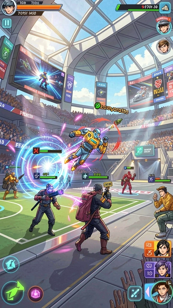 Gameplay yang penuh tantangan dan seru.