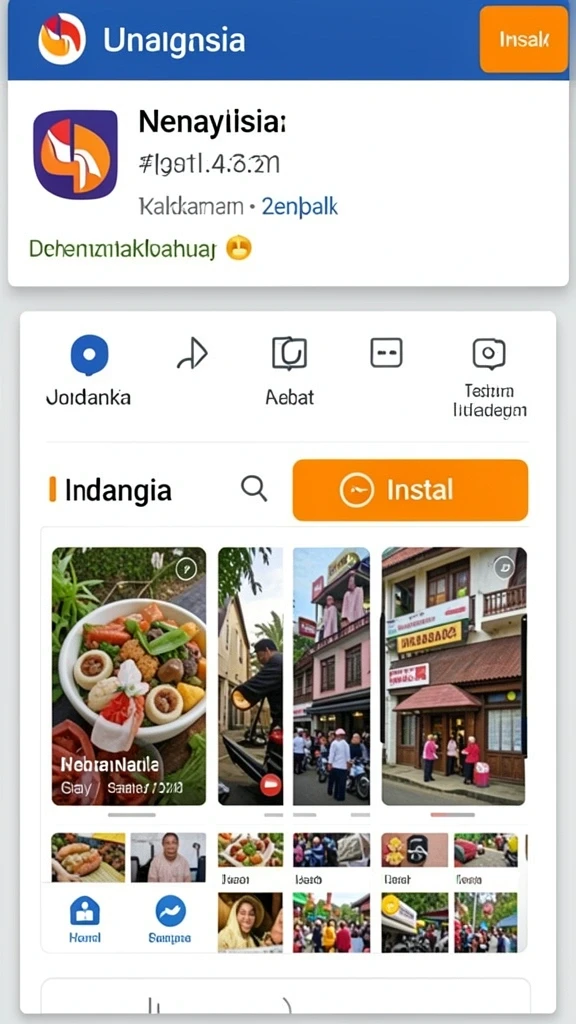 Menampilkan fitur komunitas dan interaksi antar pemain.