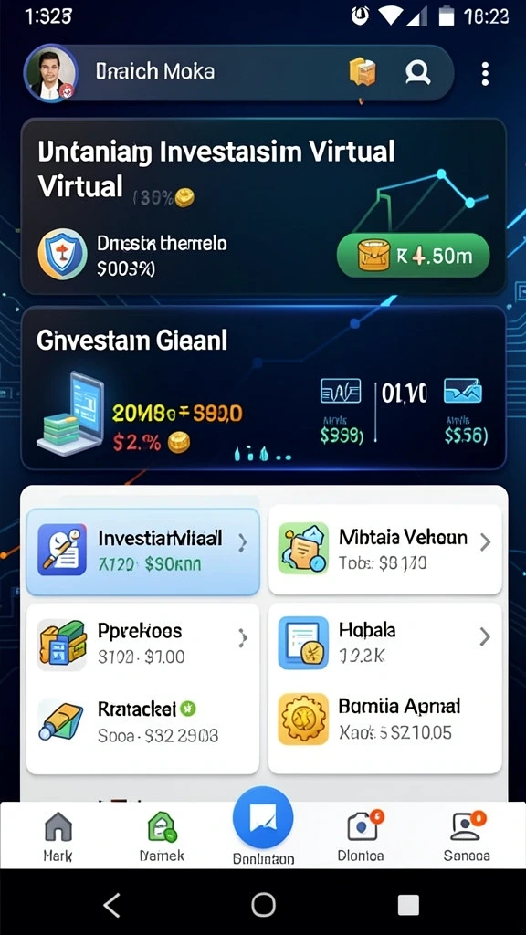 Tampilan awal aplikasi HOYE55 yang menarik.