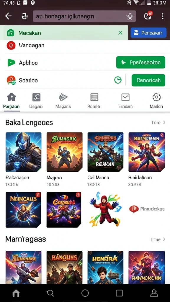 Tampilan antarmuka yang modern dan menarik.