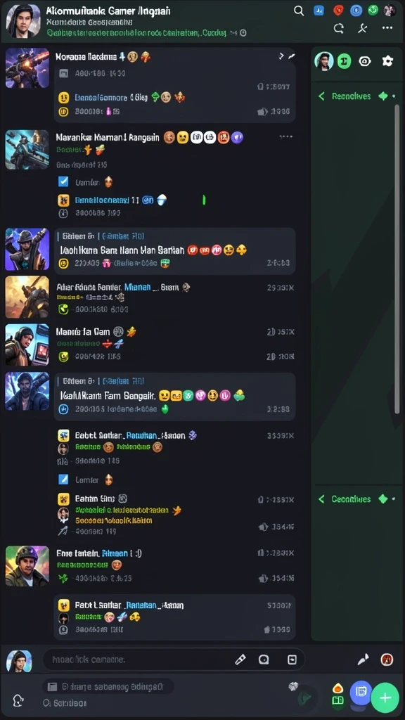 Tampilan awal game yang menarik dan intuitif.