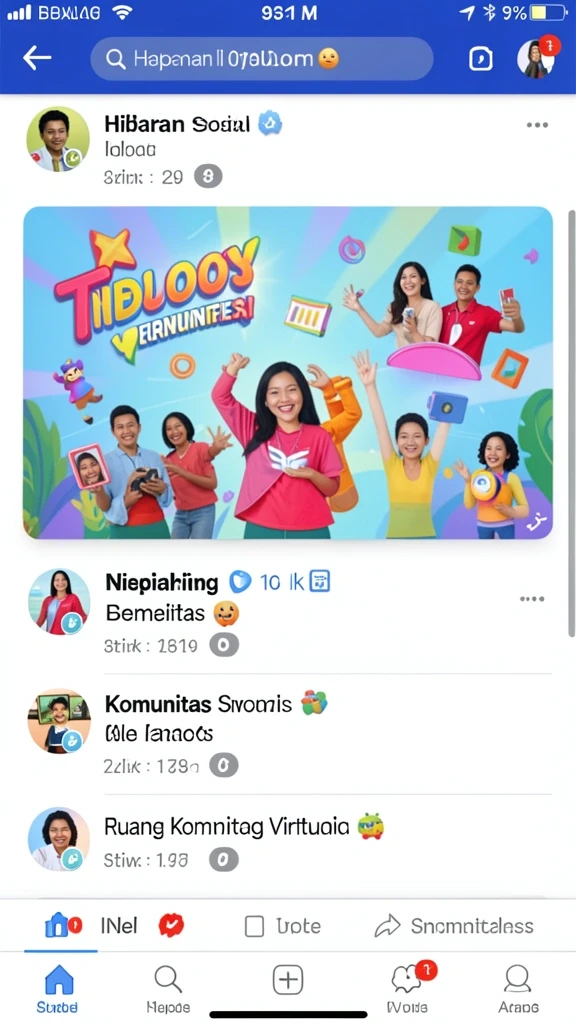 Tangkapan layar menunjukkan peta level yang penuh warna dan detail.
