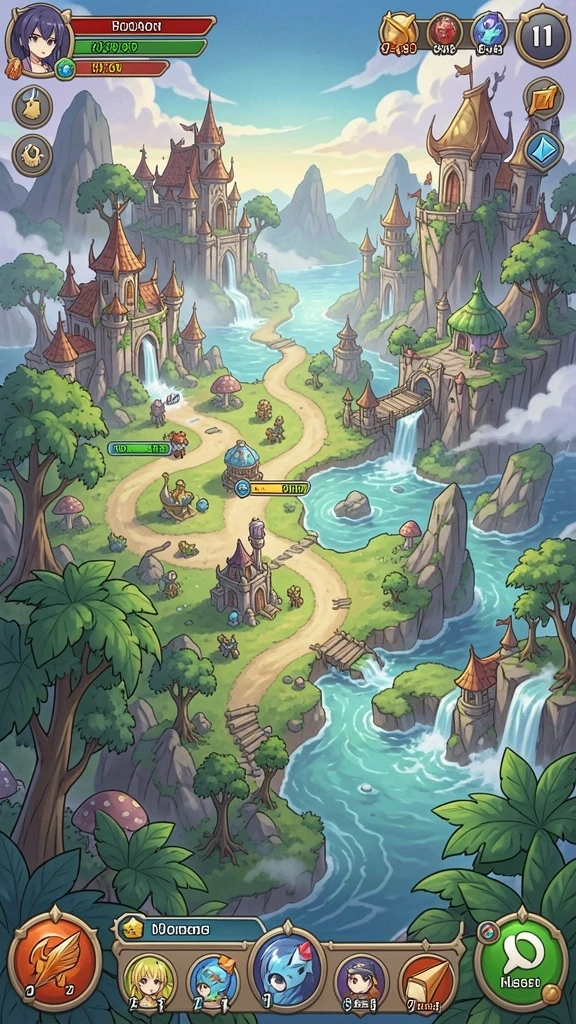 Gameplay seru dengan berbagai mini game.
