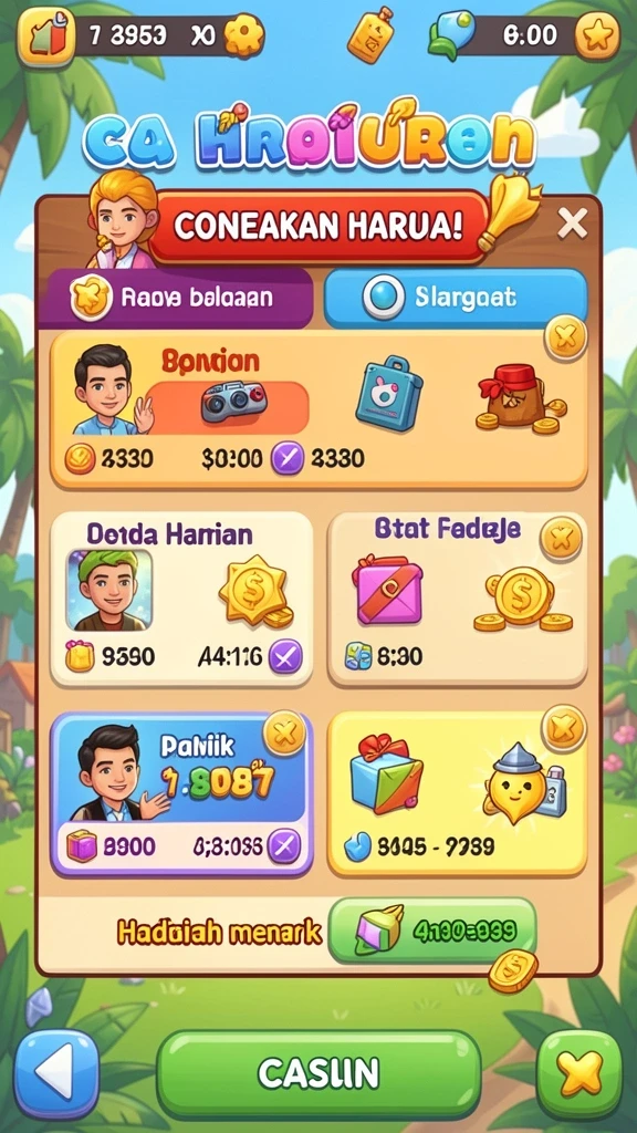Beragam pilihan permainan yang siap memanjakan pemain.