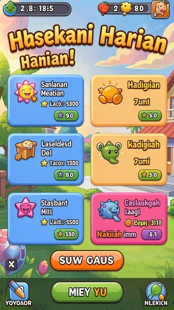 Tampilan antarmuka yang menarik dan mudah digunakan.