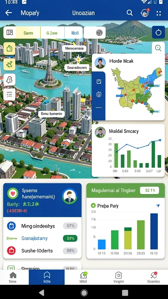 Karakter-karakter unik siap menghadapi tantangan.