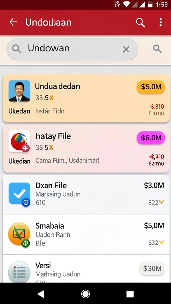 Fitur permainan yang variatif dan menantang.