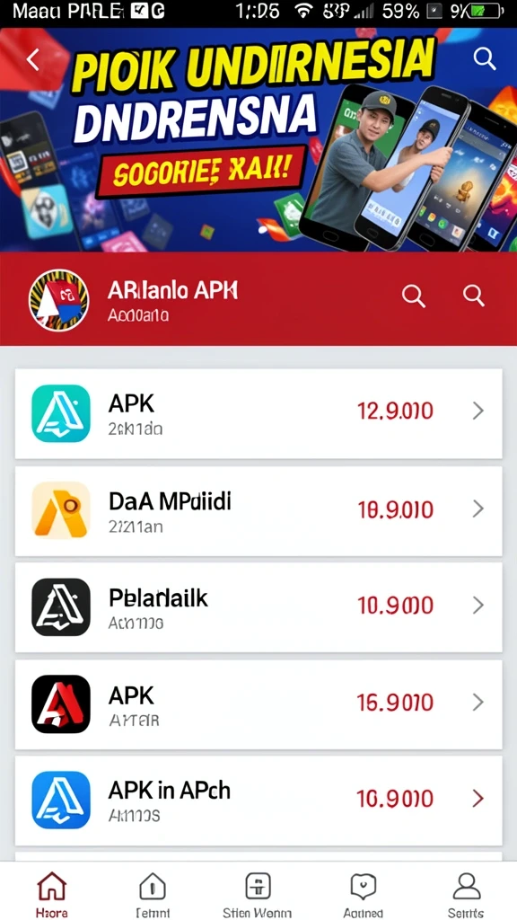 Tampilan antarmuka yang user-friendly.