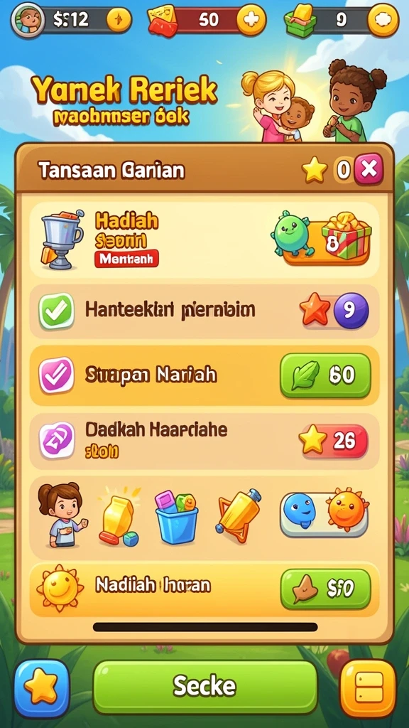 Karakter dengan kostum unik dan kemampuan khusus.
