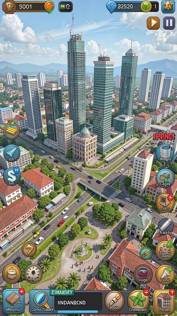 Gambaran gameplay seru yang penuh tantangan.