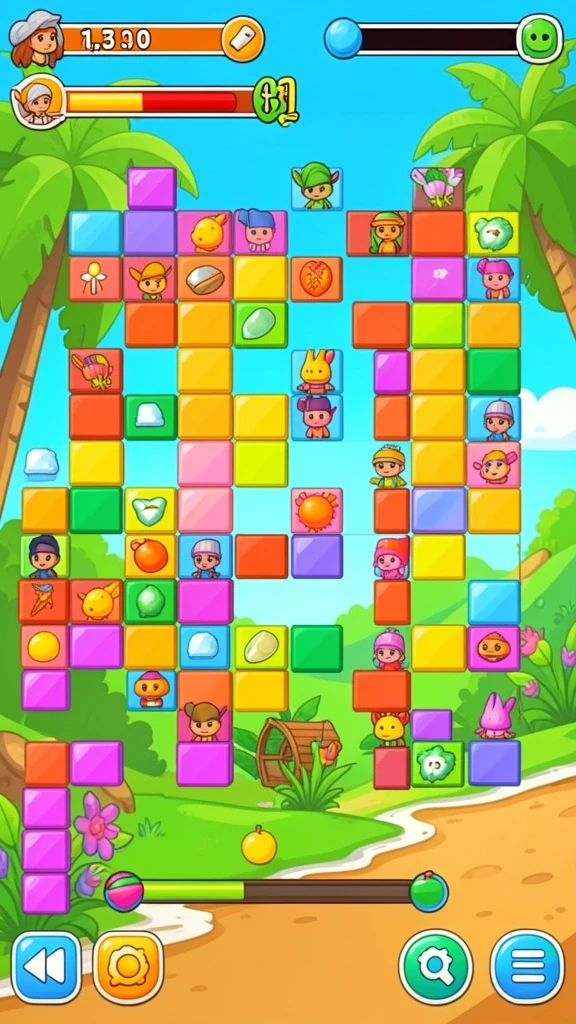 Screenshot dari mode bermain yang penuh aksi.
