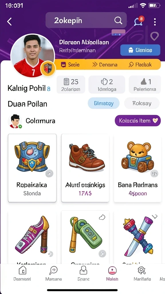 Tampilan antarmuka yang menarik dan user-friendly.