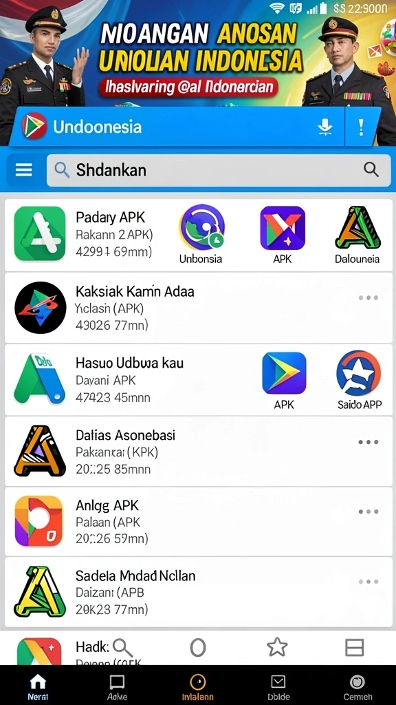 Karakter-karakter unik dengan kemampuan khusus.