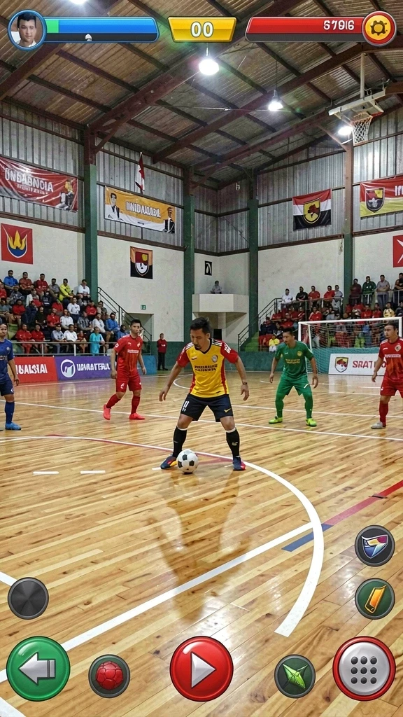 Tangkapan layar saat karakter dalam aksi petualangan.