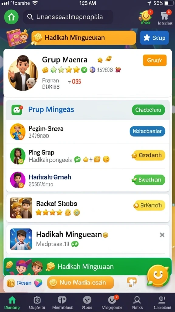 Tampilan antarmuka yang ramah pengguna.