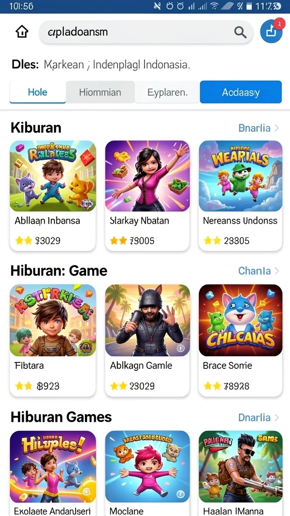 Tangkapan layar menunjukkan karakter utama dalam aksi.