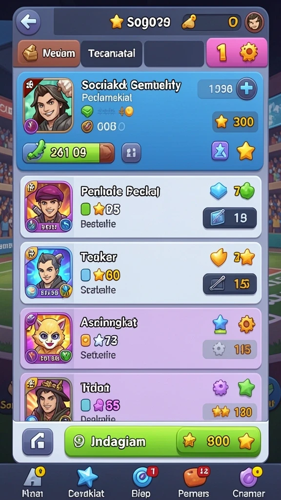 Mode multiplayer yang memungkinkan bersaing dengan teman.