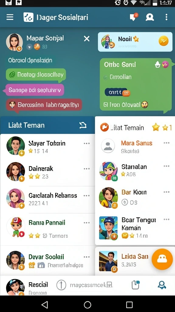Pilih karakter favoritmu dan mulai bertarung.