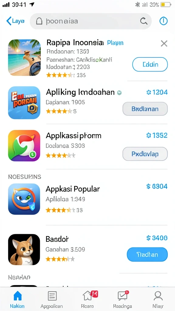 Tampilan antarmuka yang modern dan intuitif.