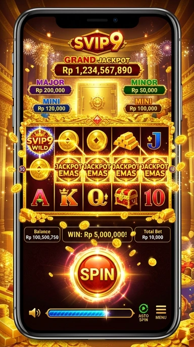 svip9 — layar beranda